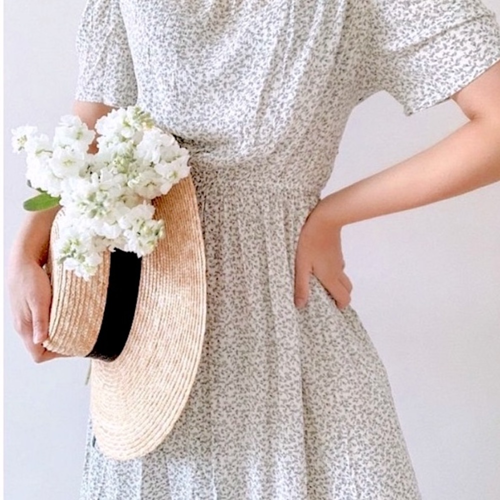 Breath of Youth Wide-Brim Straw Hat